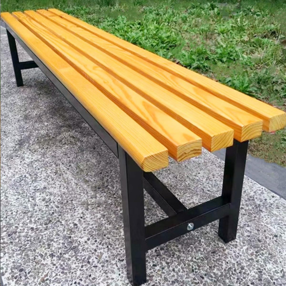 Amazon | ガーデンベンチ 屋外 ベンチ 木製 ガーデンチェア 50cm